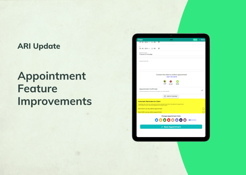 Appt-feature-improvements